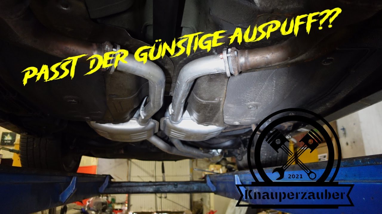Auspuff und Vorderachse - Omega B Caravan 3.2 V6 (5)