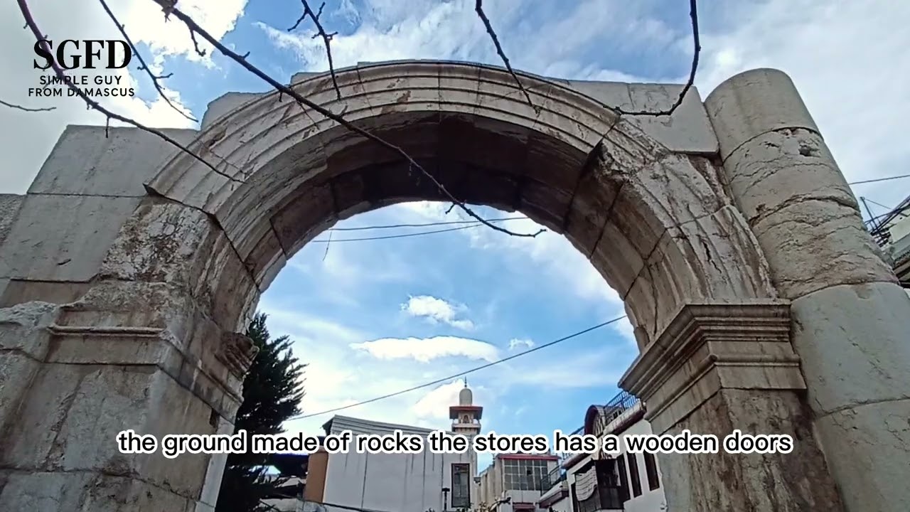 The straight street in Old Damascus (simple guy from Damascus)