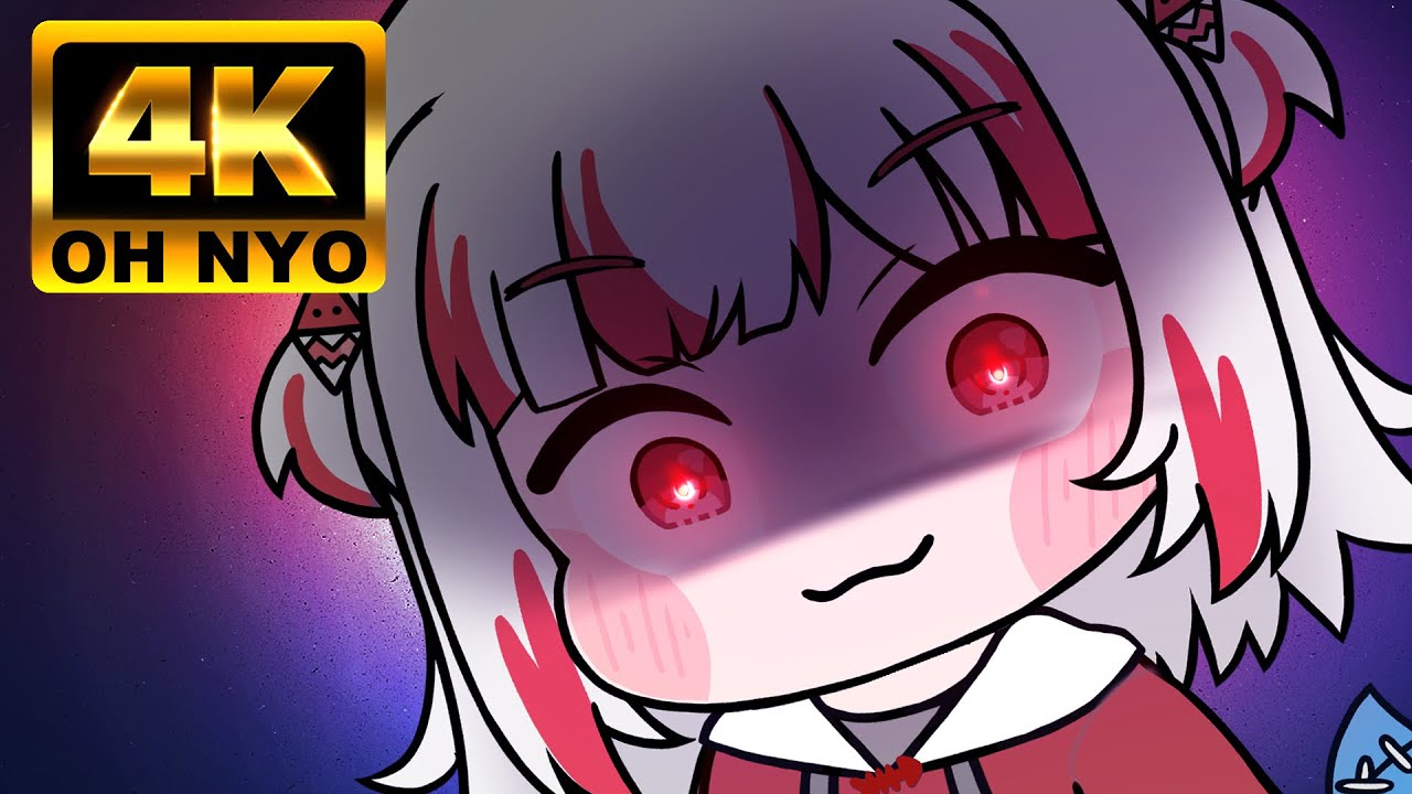 Pingu Noot Noot But it's Oh Nyo！4K - 60Fps｜Gawr Gura｜Hololive Animation｜Red Gura｜