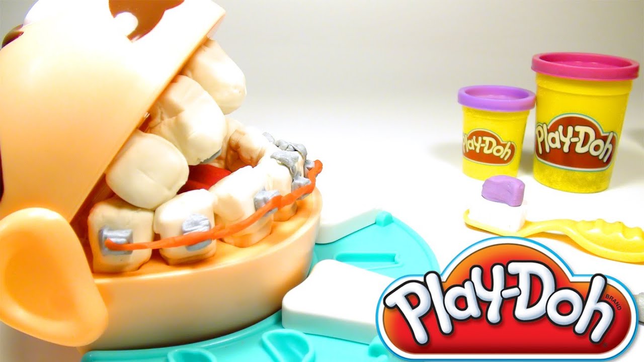 Play-Doh Dentist Doctor Drill 'N Fill Playdough Dentist Hasbro Toys