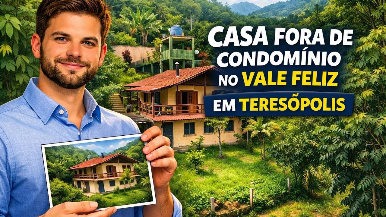 Casa rústica à venda R$ 450 mil no Vale Feliz/Teresópolis -RJ.