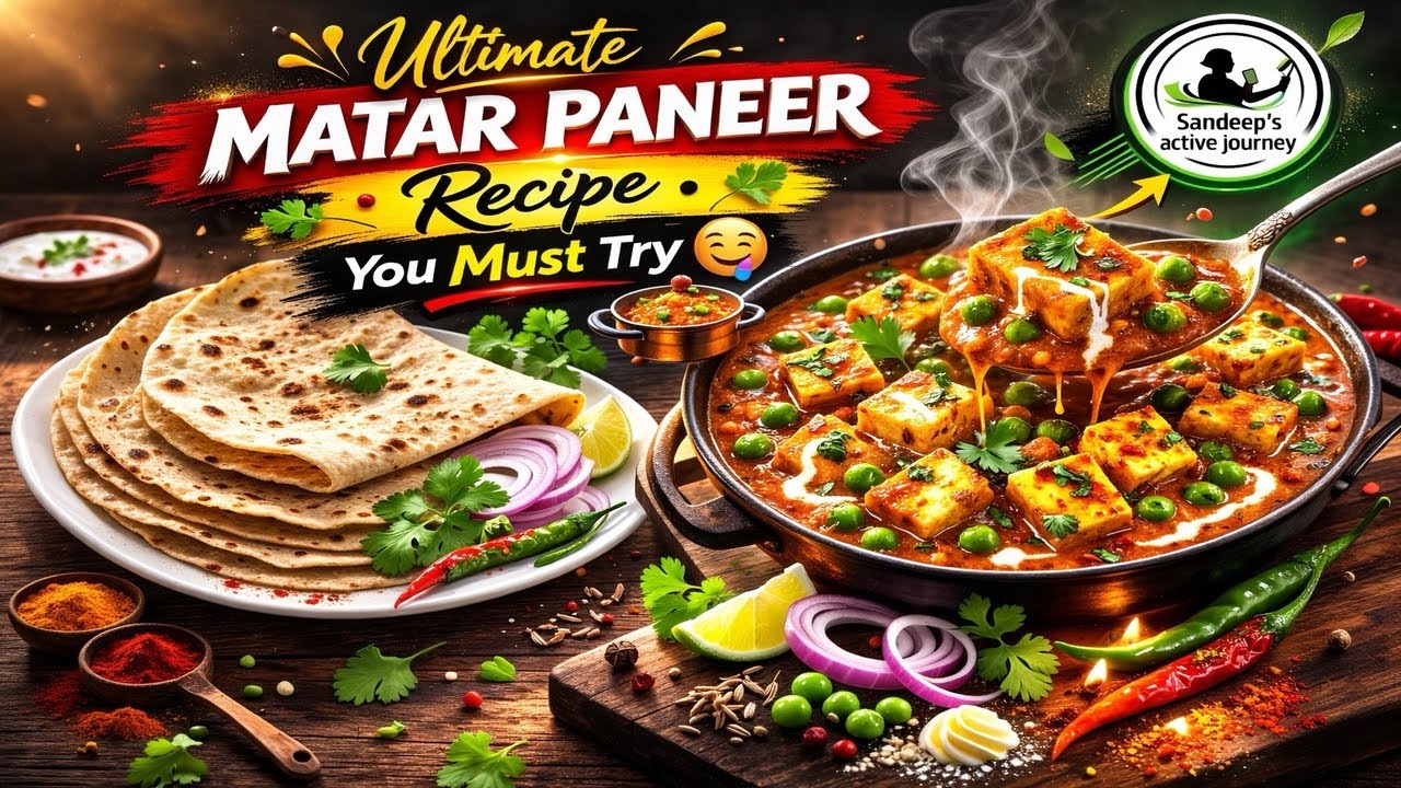 ULTIMATE MATAR PANEER RECIPE YOU MUST TRY 🤤🥘| #Vlog 13