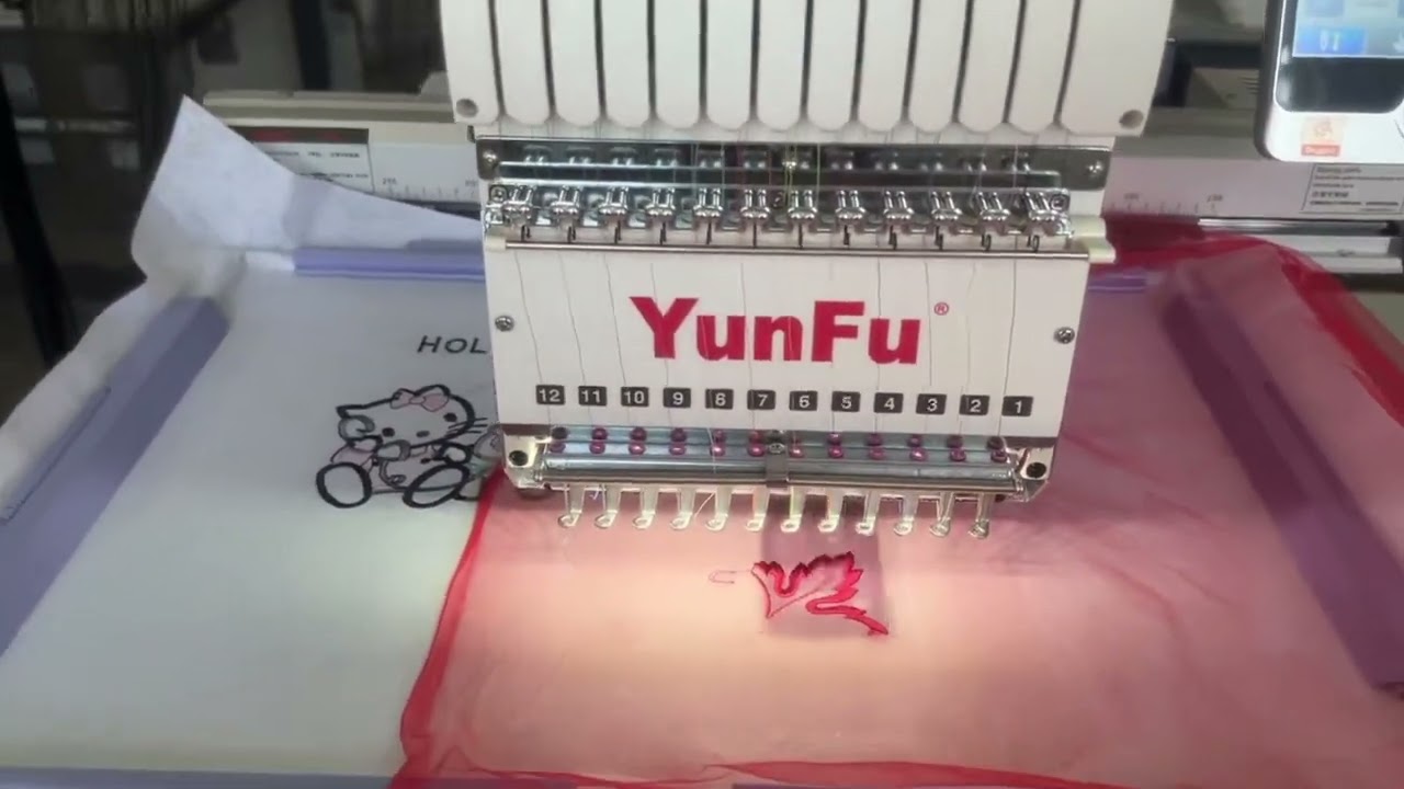 YUNFU MT-1201 Gauze Embroidery