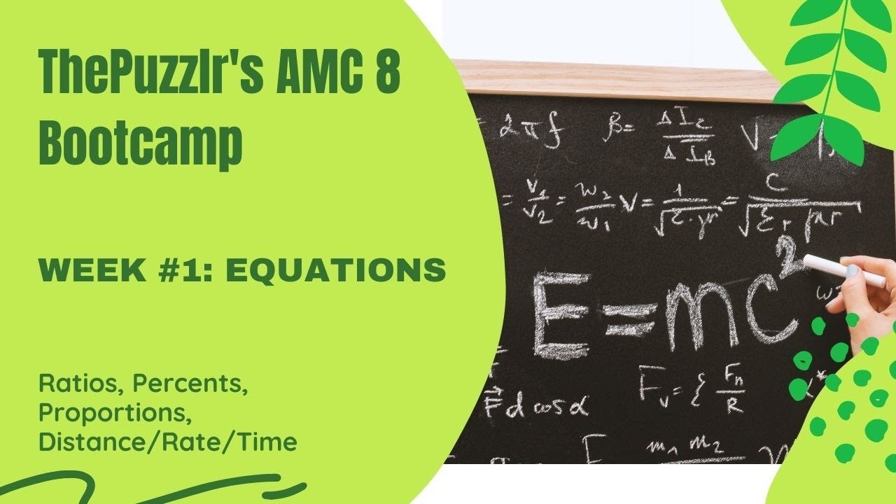AMC 8/Math Competition Preparation Class#1: Ratios and Distance = Rate x Time