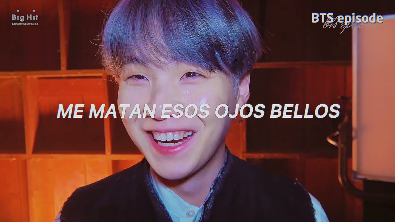 definitivamente esta canción va con yoongi