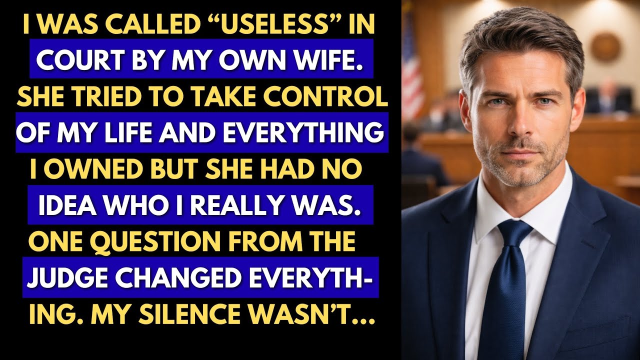 She Called Me a Useless Husband in Court — Then the Judge Asked One Question That Destroyed Her Case