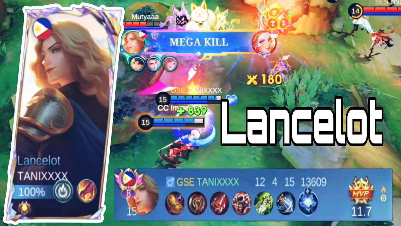 Lancelot DESTROYED Everyone! 😱 Mega Kill Jungle Carry | Top Global Lancelot by TANIXXXX