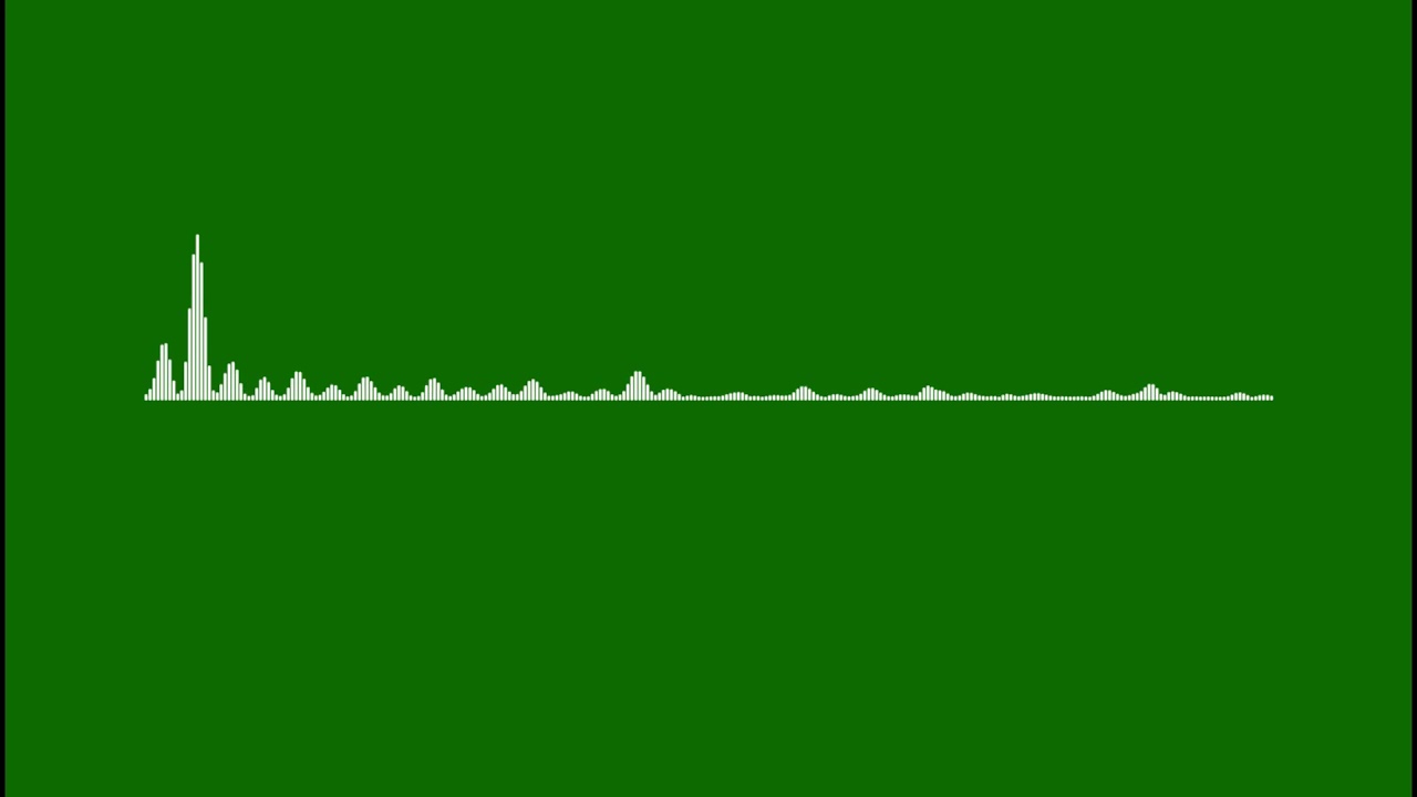 New green screen line audio spectrum | Best audio spectrum