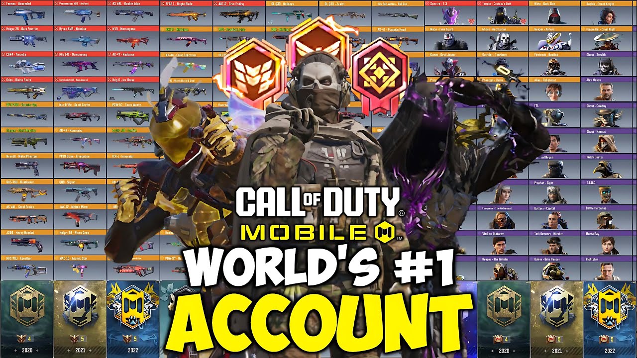 The Most Expensive Account In The World 🤑 (Updated) | COD Mobile | CODM