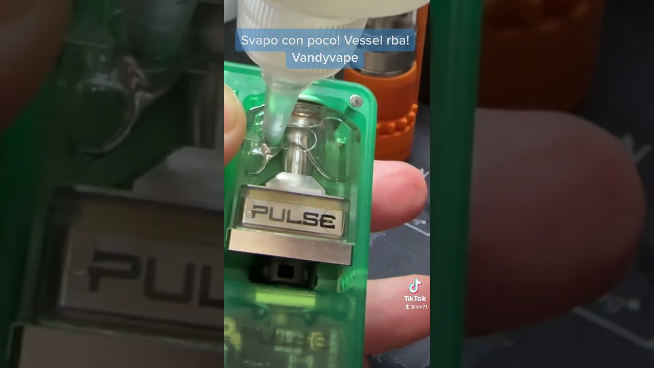 Svapo con poco! Vessel Rba VandyVape! #vape #vandyvape #smettodifumare