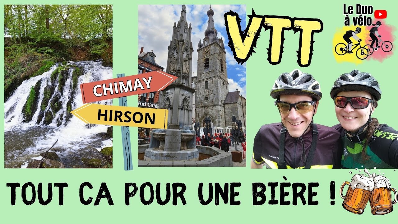 L'AISNE à VÉLO | VTT jusqu'à CHIMAY, tout ça pour boire une bière ! 😅