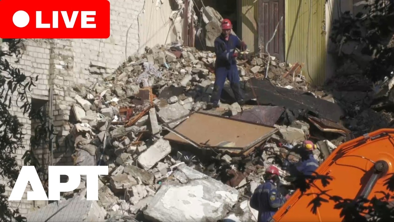 LIVE: Kyiv Apartment Block Reduced to Rubble After Russian Strike in Darnytskyi District | APT