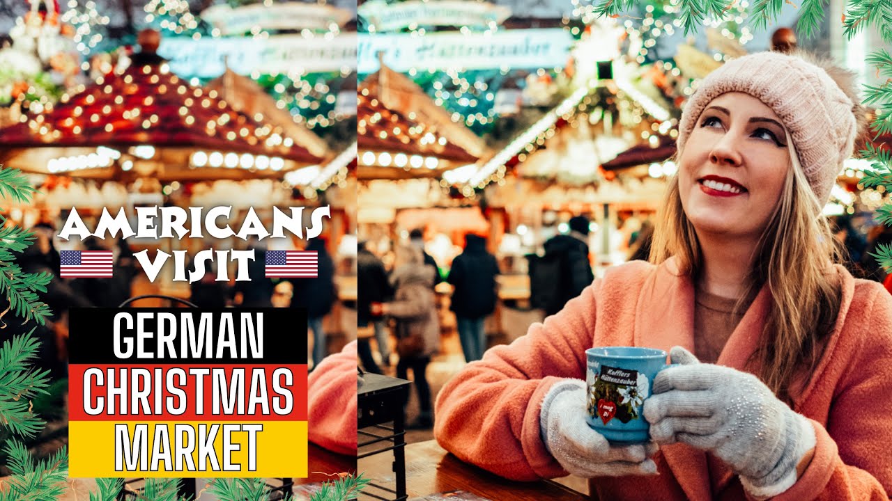 🇩🇪Americans visit GERMAN CHRISTMAS Market!🎄