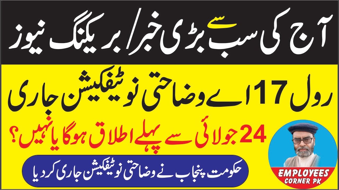 Rule 17A Clarification Punjab Govt Issued Clarification Regarding Rule 17 A Govt Employees News
