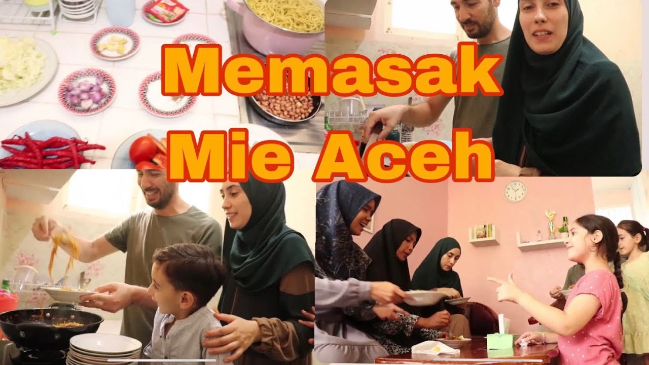 Orang Turki Masak Masakan Aceh. [Masak Mie Aceh, Enak ga ya? ]