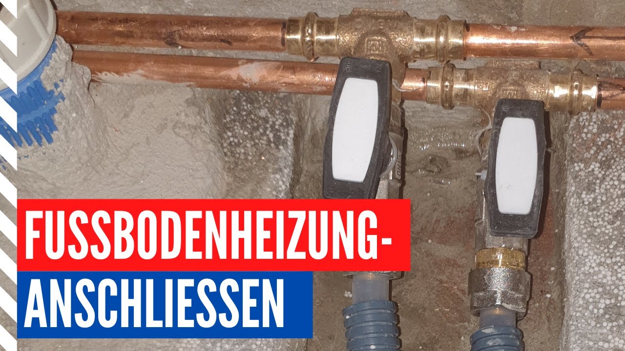 Fußbodenheizung direkt an vorhandene Leitung anschließen