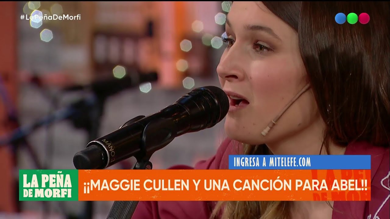 El emocionante reencuentro de Abel Pintos y Maggie Cullen - La Peña de Morfi