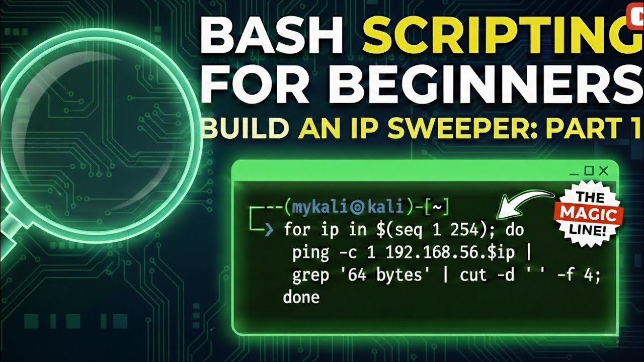 Bash Scripting for Beginners: Build an IP Sweeper Part One