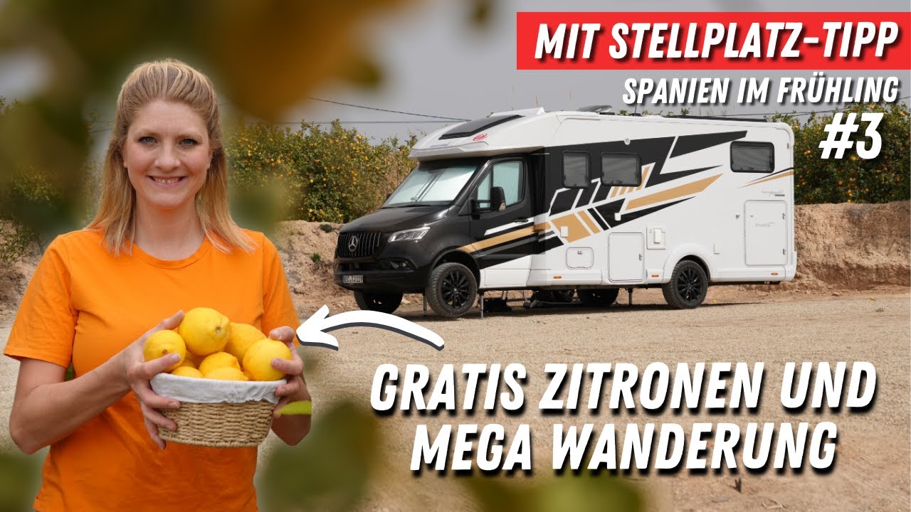 Stellplatz inmitten von Zitronen 😱🍋 Und tolle Wanderung 📍Librilla bei Murcia ➡️Campo Toni