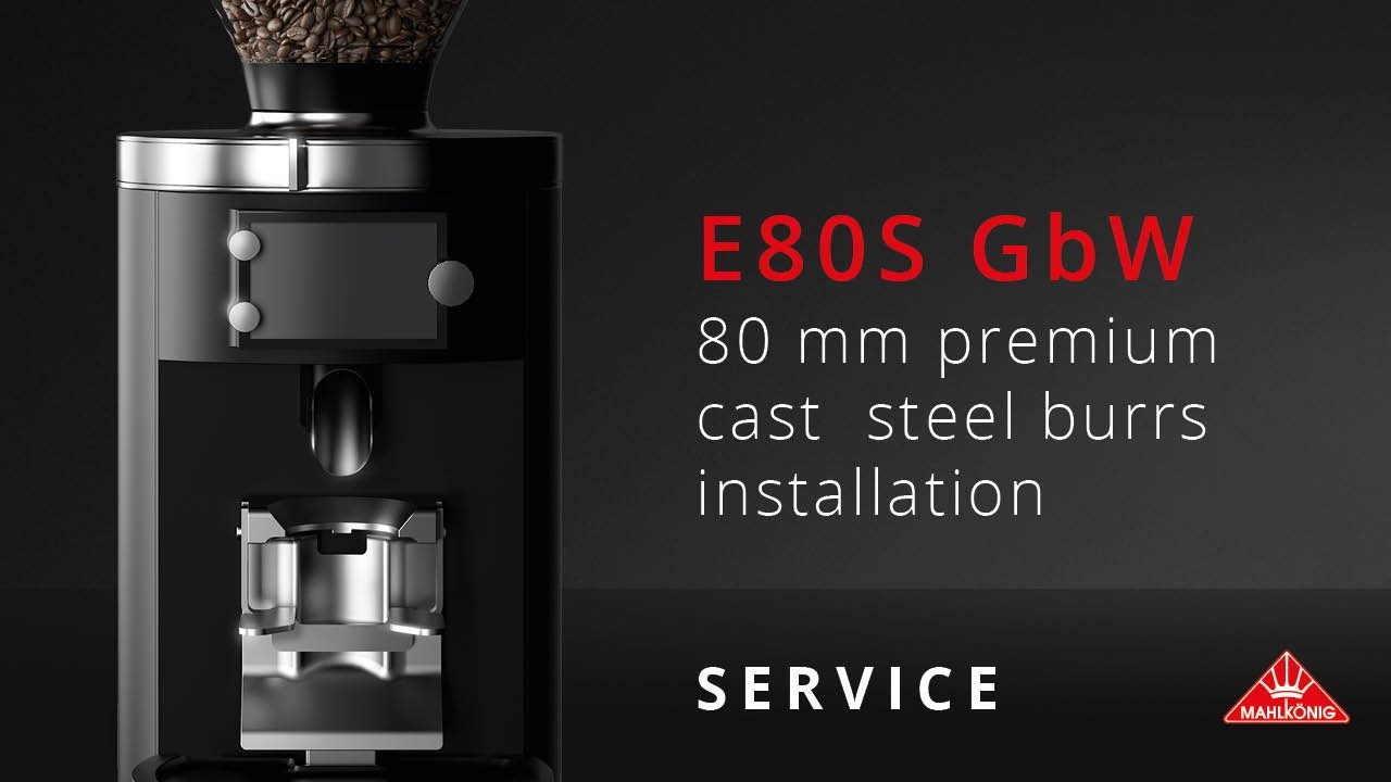 Mahlkönig E80S GbW | 80 mm premium cast  steel burrs installation