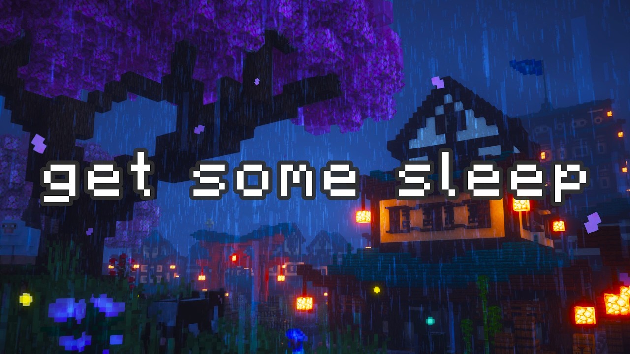 you will feel better in no time… (minecraft music & rain)