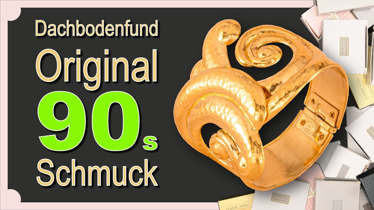 Dachbodenfund | Original wie neu 90er Jahre Vintage AVON Schmuck ungetragen Mystery Box