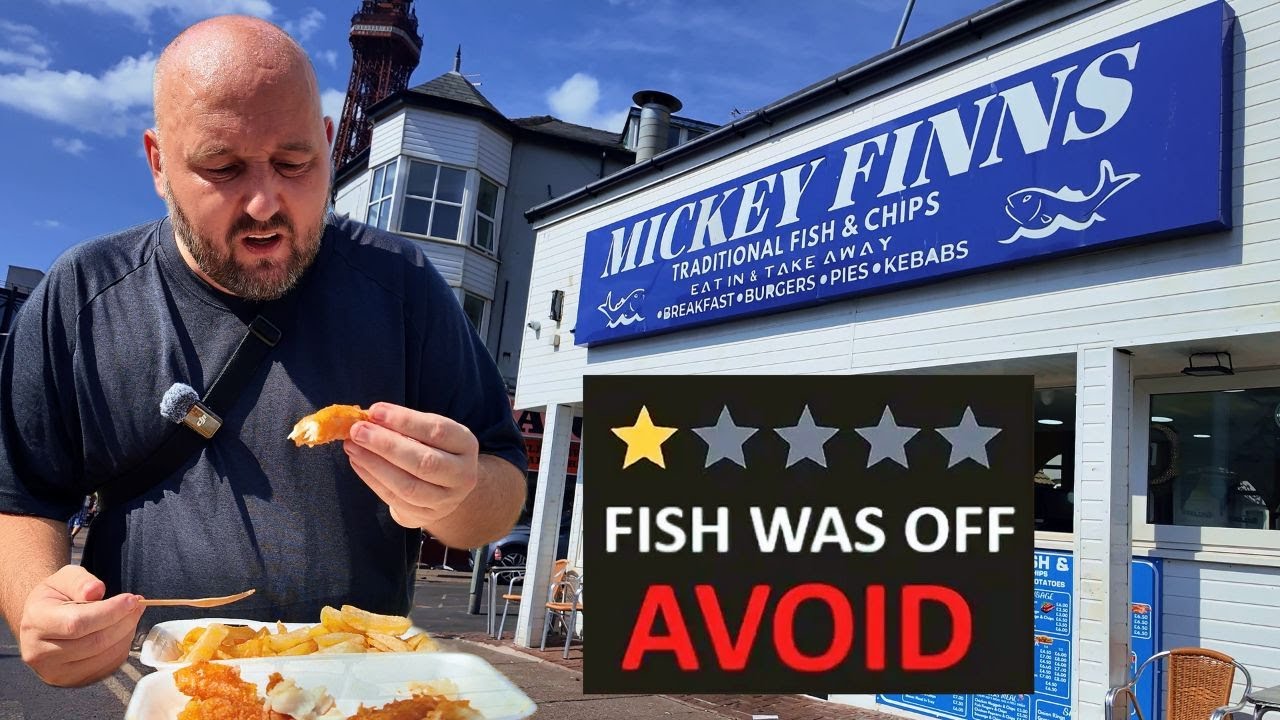 THE WORST FISH AND CHIPS IN BLACKPOOL !!!