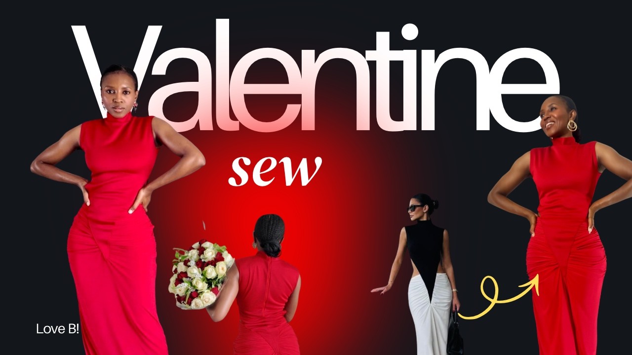 I Made My OWN Valentine’s Day Dress from scratch