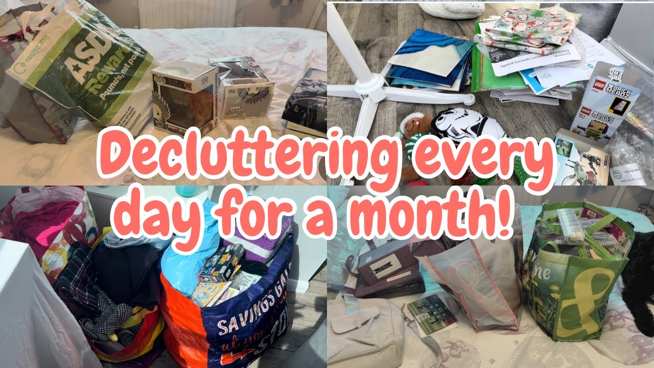 Decluttering Every Day for a MONTH! | 31 Days of Decluttered Items | Declutter Challenge