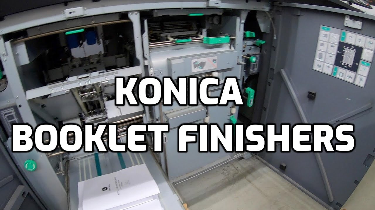 Опции брошюровочного финишера Konica Minolta