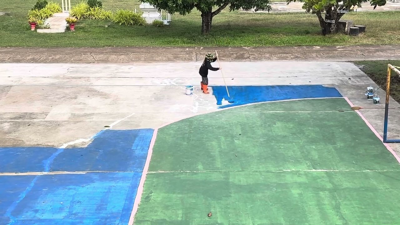 ทาสีสนามฟุตซอล EP-15