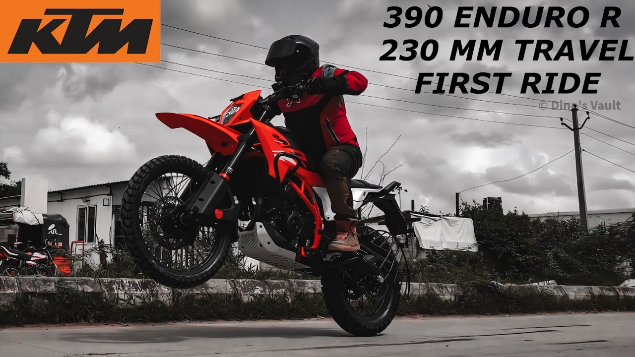 KTM 390 ENDURO R 230 mm Travel Suspension First Ride Review EXCLUSIVE!