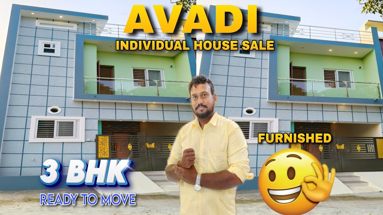 😍Ready To Move🤩3BHK Individual House Sale in Avadi Chennai 😍 Furnished #house #home #villa #avadi