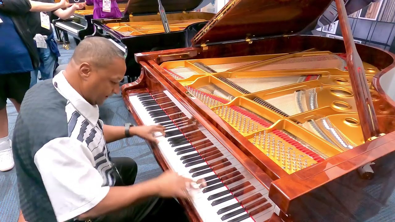 Kris Nicholson Played for Herbie Hancock Sweet Georgia Brown ￼Fazioli  Grand at NAMM 2026
