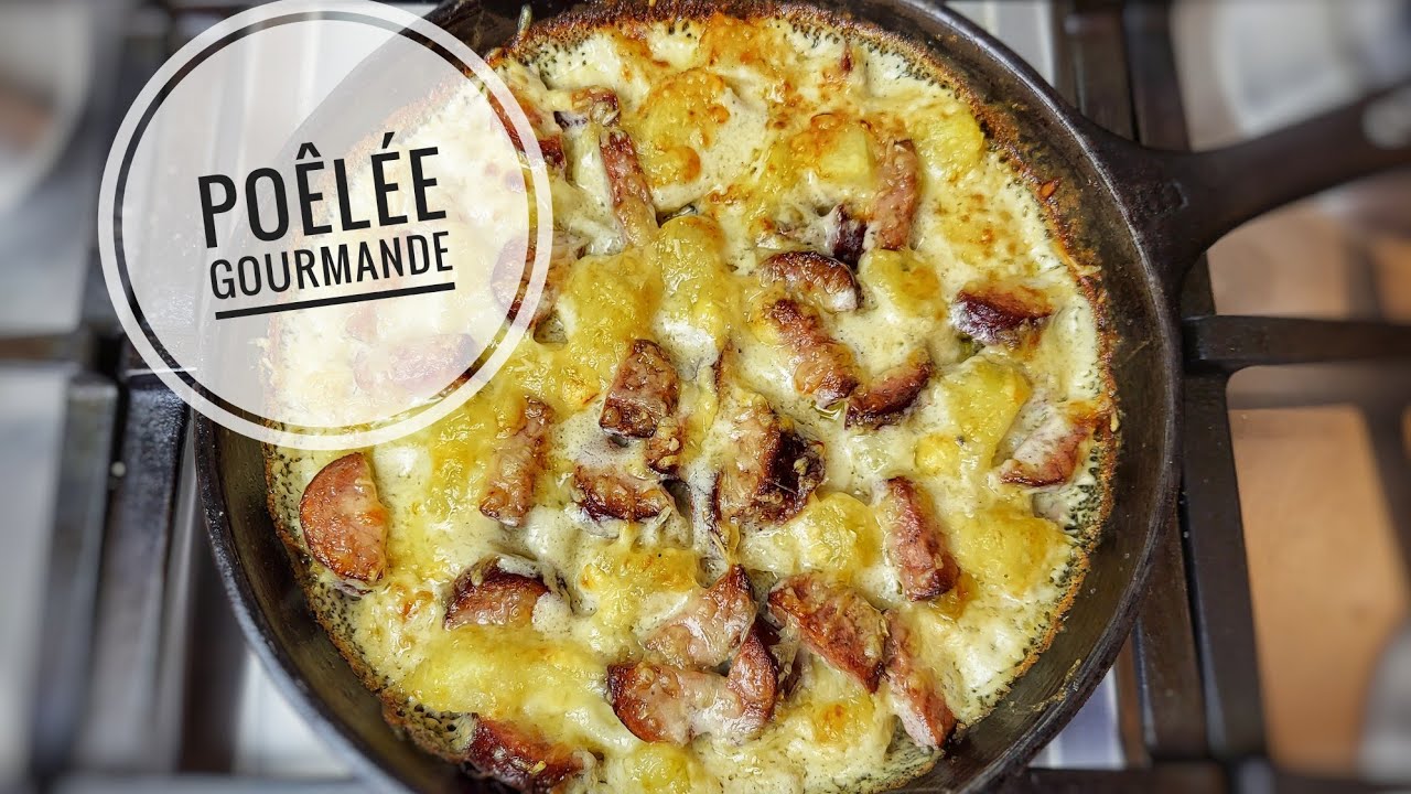 POÊLEE CAMPAGNARDE D'AUTOMNE à la SAUCISSE de MONTBELIARD