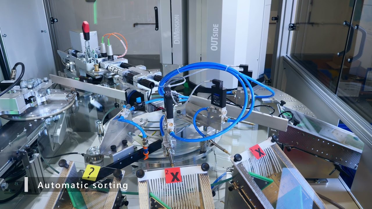 Prüfung von Metallteilen mit TAVI 01