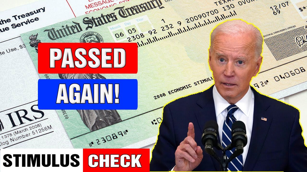 Stimulus Check Update - PASSED AGAIN & Infrastructure - Higher Wages - School Requirements Aug 9