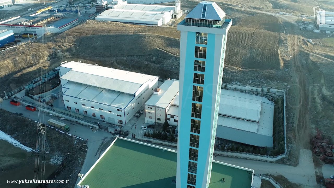 AVRUPA'NIN EN YÜKSEK 3. ASANSÖR TEST KULESİ - EUROPE'S 3ʳᵈ TALLEST ELEVATOR TEST TOWER YÜKSELİŞ 110M