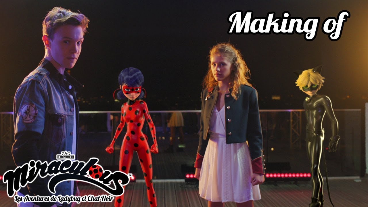 MIRACULOUS 🐞 LOU & LENNI KIM - Making of clip video  🐞 Les aventures de Ladybug et Chat Noir