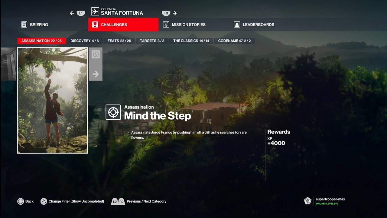 Mind the Step - HITMAN WoA challenge (THREE-HEADED SERPENT)