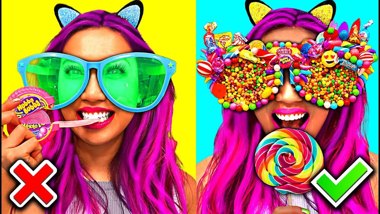 WOW! DIY Awesome Candy Sunglasses Ever! So Funny! Fully Edible! (CC Available)
