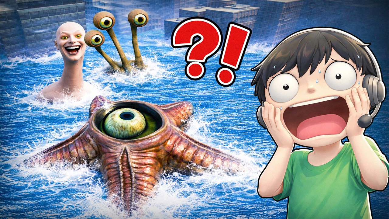 My Drone CATCHES ALL SEA MONSTERS in Garry's Mod!