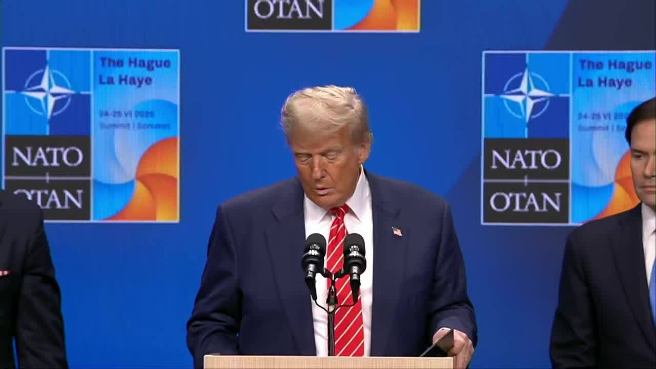 Trump&rsquo;s post-NATO summit press conference | FULL VIDEO