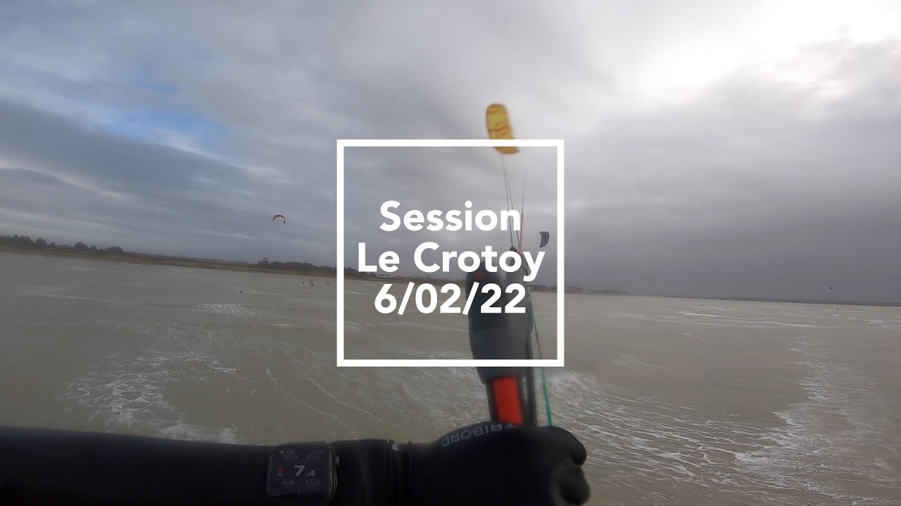 Fun Winter Session in France - Kitesurfing Le Crotoy