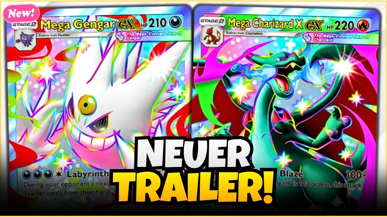 NEUER TRAILER! 🚨 Mega Schillern könnte ALLES verändern… | Pokemon TCG Pocket