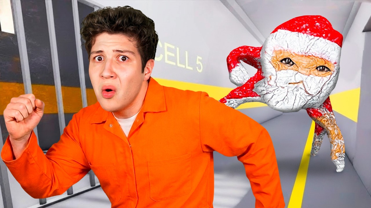 ESCAPANDO de la PRISIÓN de GOO GOO GAGA! 🎅🔒 (Barry´s Prison Run Roblox)