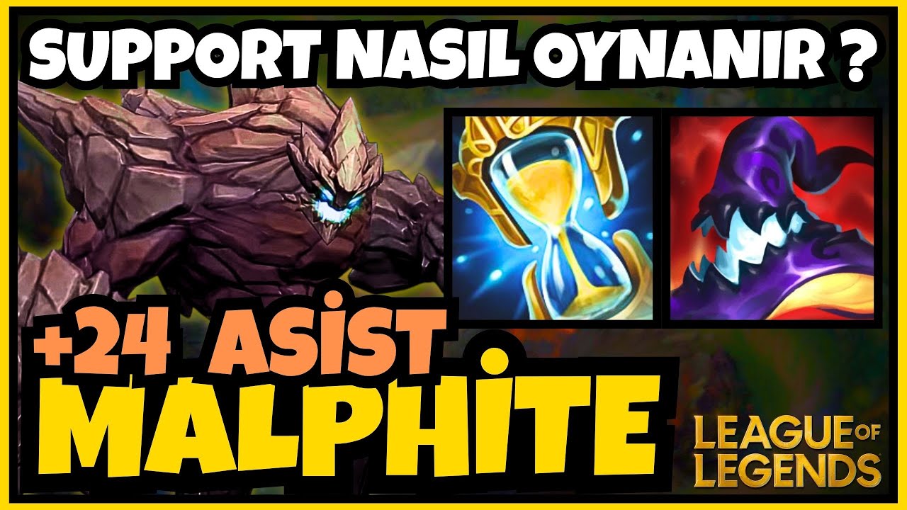 Support Nasıl Oynanır ? 🤔​ | Malphite | League of Legends