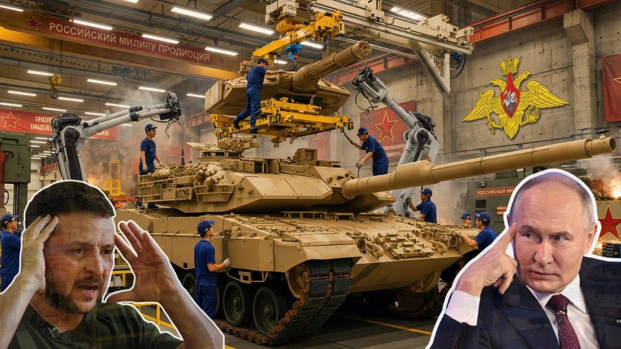 Внутри российского военного завода: как создаётся самый мощный боевой танк (полный процесс)
