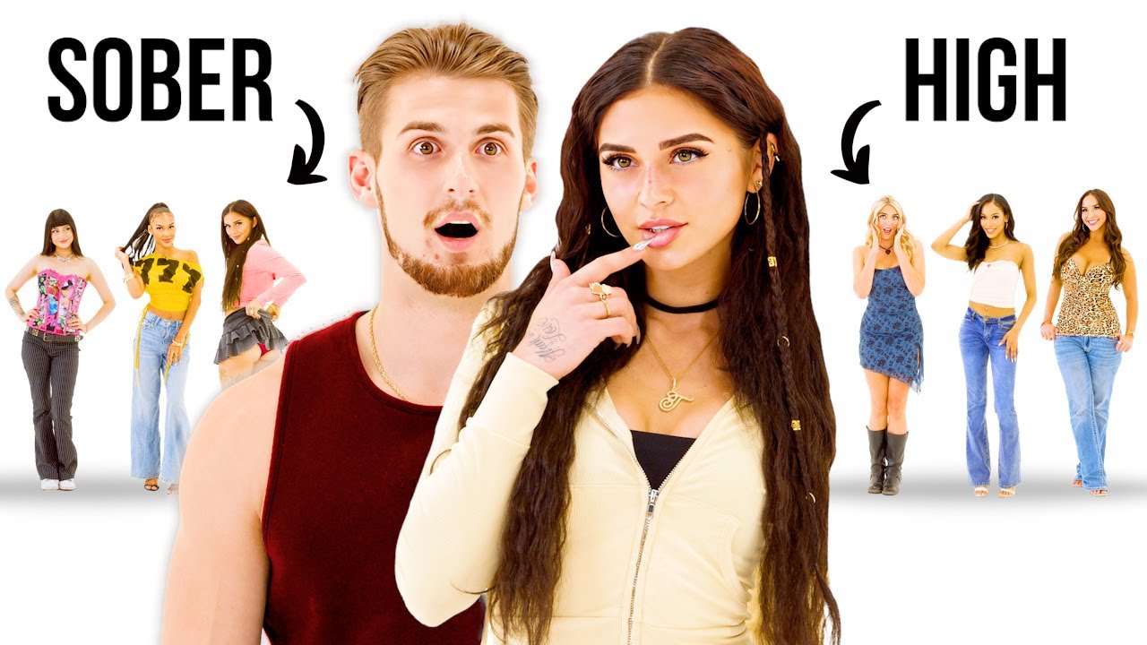 Blind Dating 8 Girls Before and After Getting High