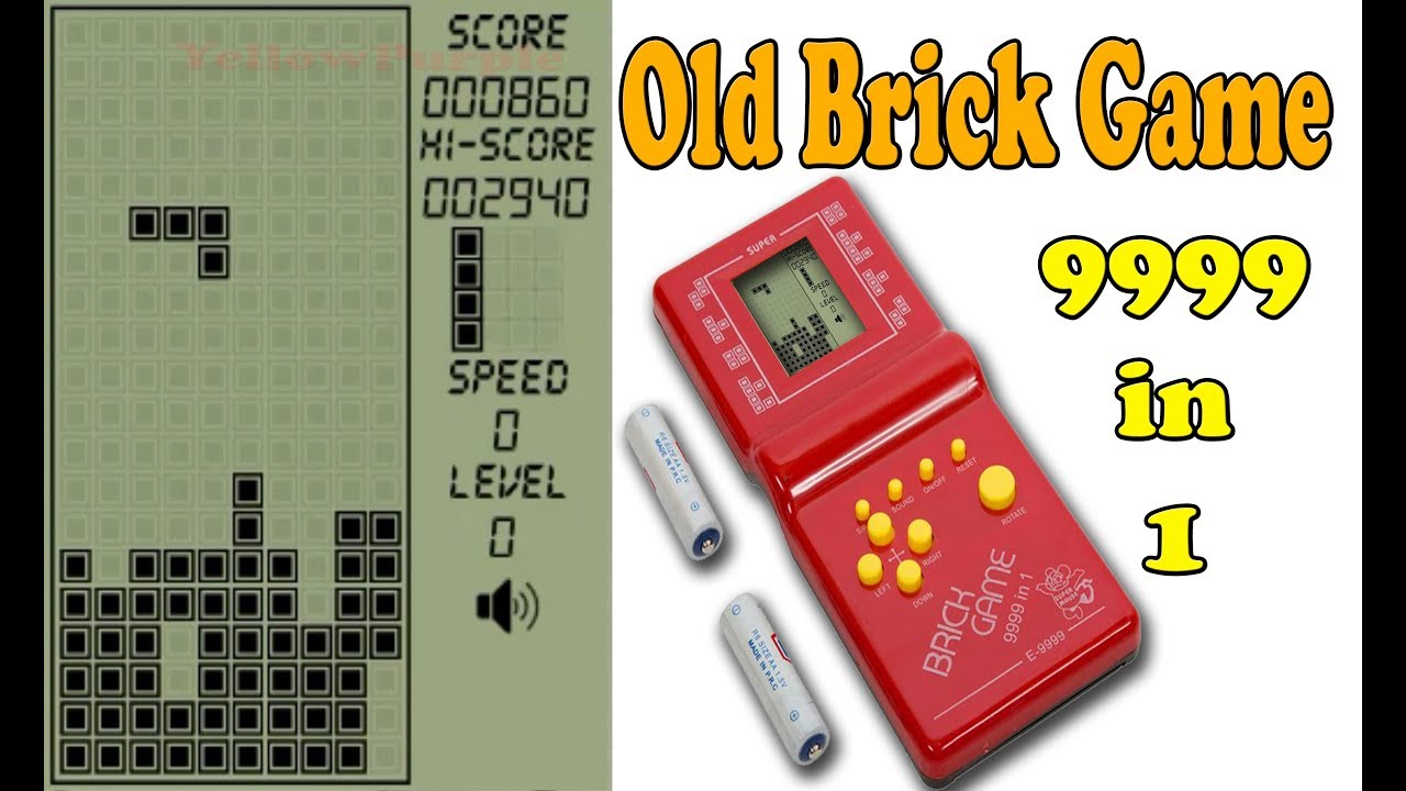 Brick game 9999 in 1 - Real Retro Games - Brick Breaker